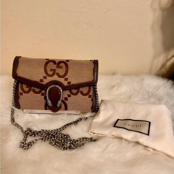 Gucci jumbo GG dinosaur Wallet on chain - Picture 4 of 8